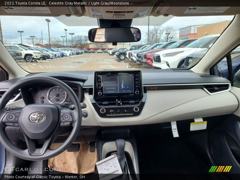 Celestite Gray Metallic / Light Gray/Moonstone 2021 Toyota Corolla LE