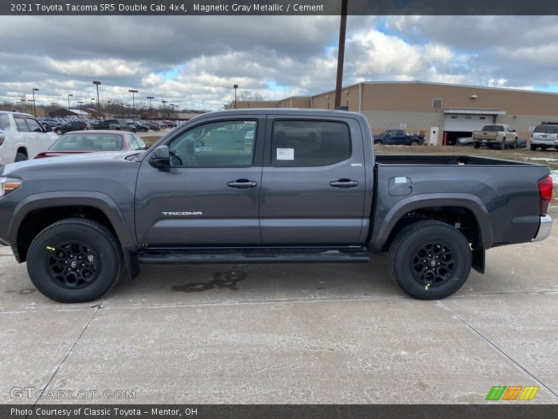 Magnetic Gray Metallic / Cement 2021 Toyota Tacoma SR5 Double Cab 4x4