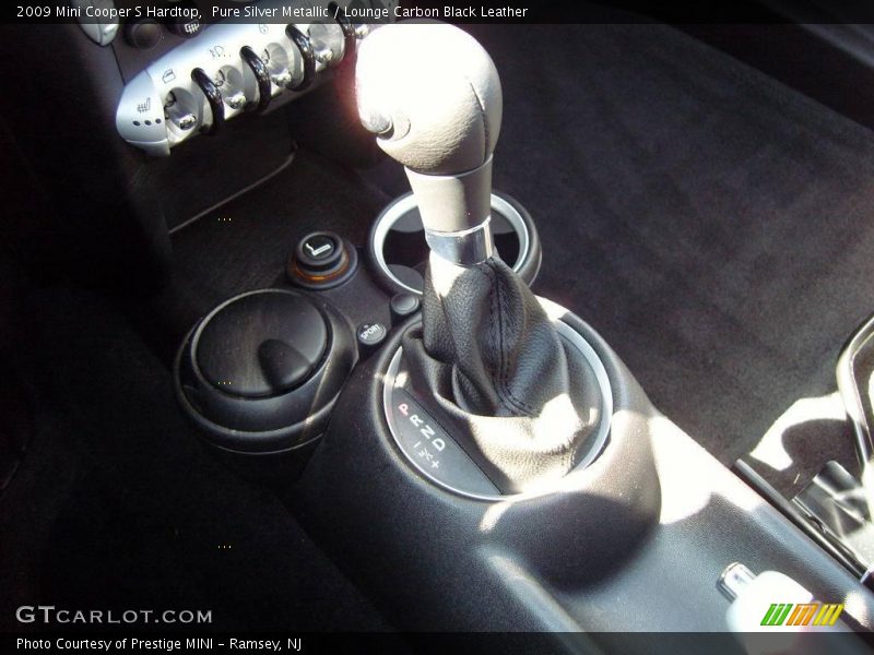 Pure Silver Metallic / Lounge Carbon Black Leather 2009 Mini Cooper S Hardtop