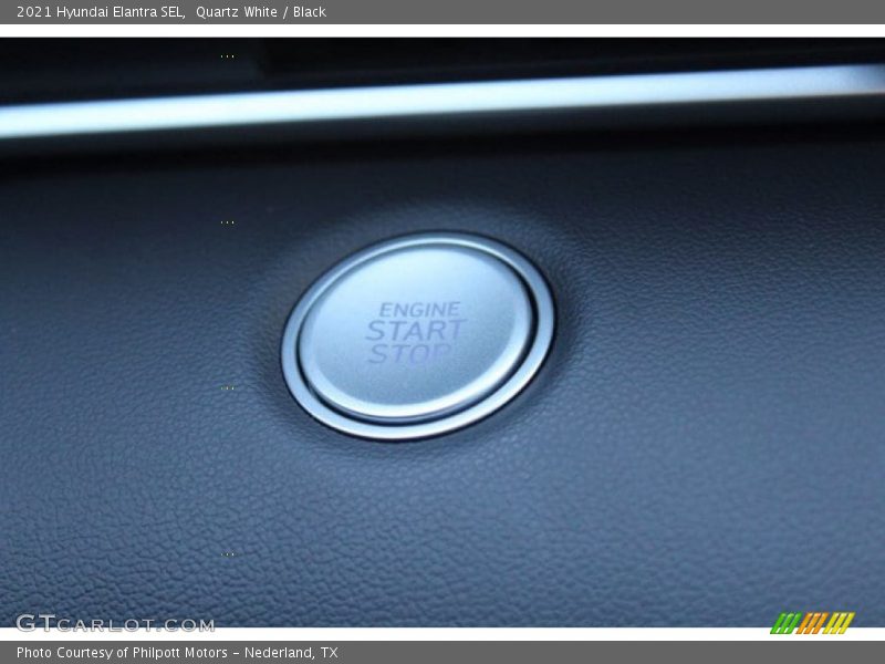 Quartz White / Black 2021 Hyundai Elantra SEL