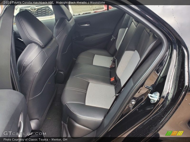 Midnight Black Metallic / Moonstone 2021 Toyota Corolla Hatchback XSE