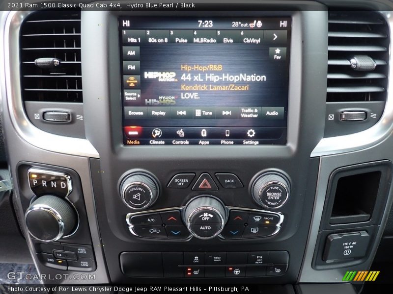 Hydro Blue Pearl / Black 2021 Ram 1500 Classic Quad Cab 4x4