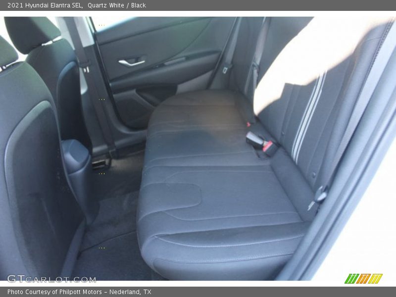 Quartz White / Black 2021 Hyundai Elantra SEL