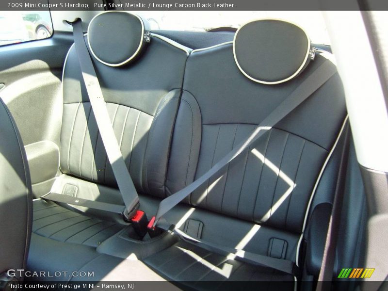 Pure Silver Metallic / Lounge Carbon Black Leather 2009 Mini Cooper S Hardtop