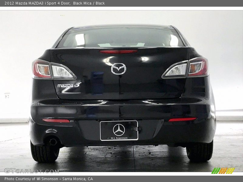 Black Mica / Black 2012 Mazda MAZDA3 i Sport 4 Door