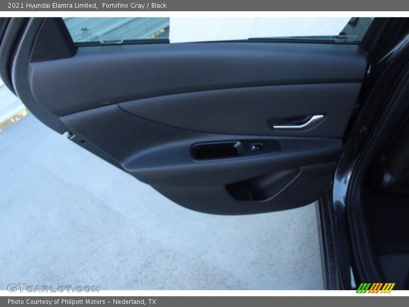 Portofino Gray / Black 2021 Hyundai Elantra Limited