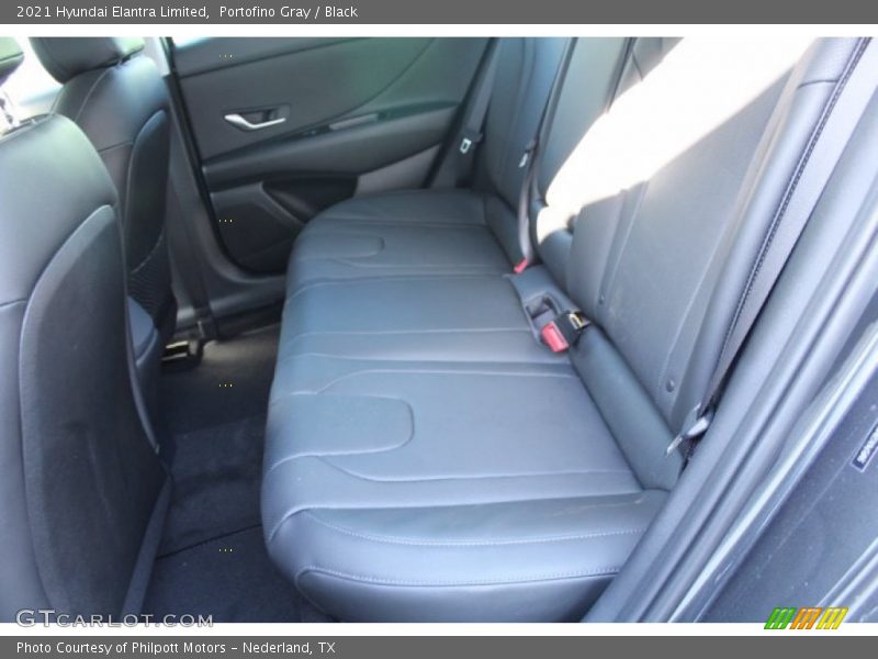 Portofino Gray / Black 2021 Hyundai Elantra Limited