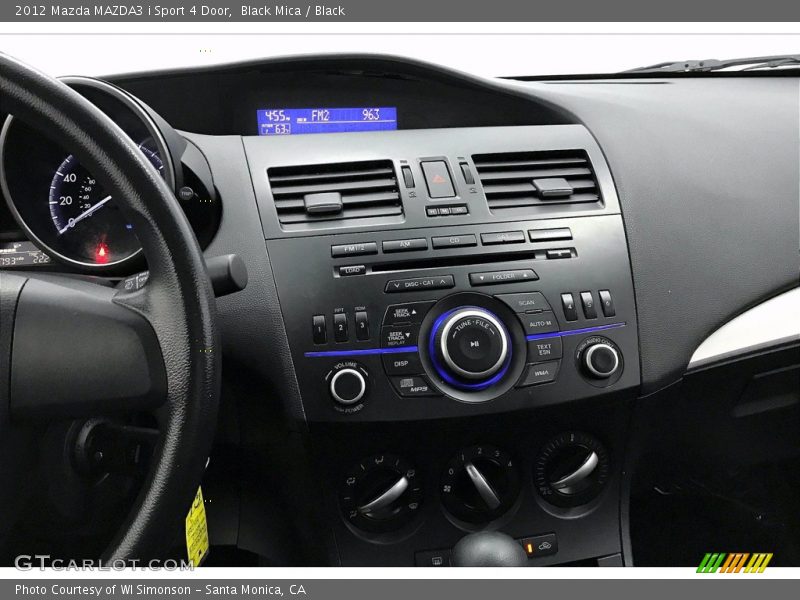 Black Mica / Black 2012 Mazda MAZDA3 i Sport 4 Door