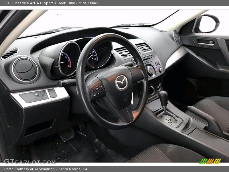Black Mica / Black 2012 Mazda MAZDA3 i Sport 4 Door