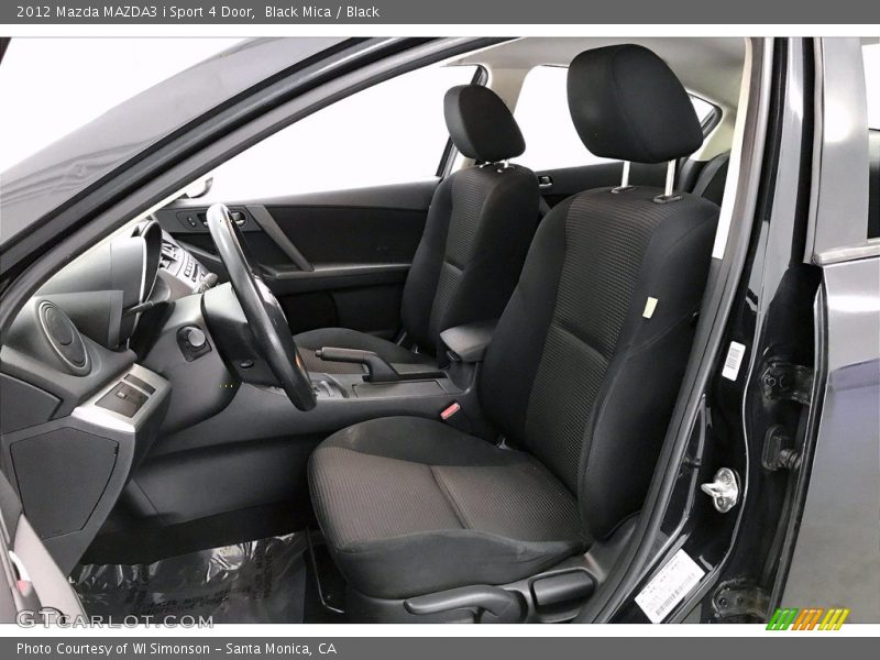 Black Mica / Black 2012 Mazda MAZDA3 i Sport 4 Door