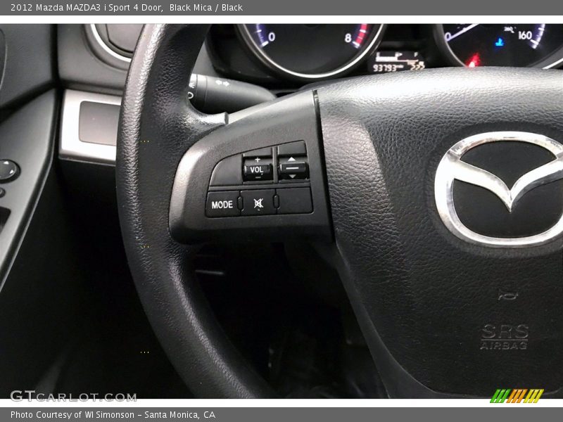Black Mica / Black 2012 Mazda MAZDA3 i Sport 4 Door