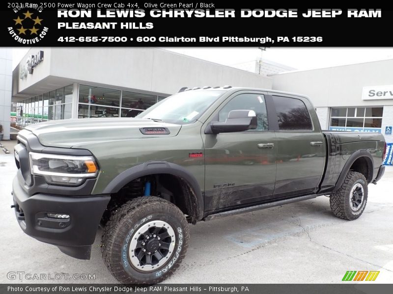 Olive Green Pearl / Black 2021 Ram 2500 Power Wagon Crew Cab 4x4