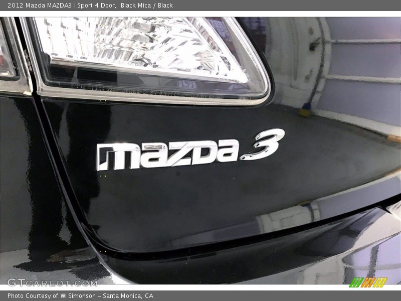 Black Mica / Black 2012 Mazda MAZDA3 i Sport 4 Door