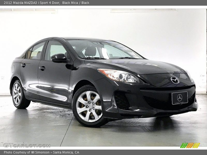 Black Mica / Black 2012 Mazda MAZDA3 i Sport 4 Door