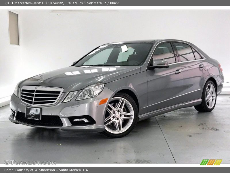 Palladium Silver Metallic / Black 2011 Mercedes-Benz E 350 Sedan