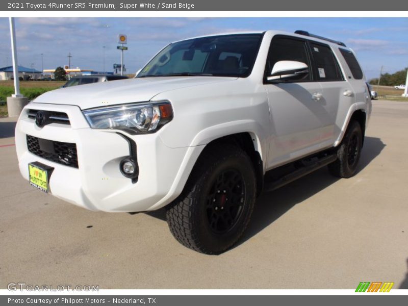 Super White / Sand Beige 2021 Toyota 4Runner SR5 Premium