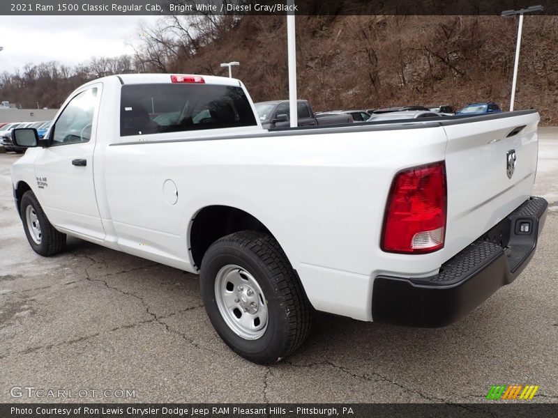 Bright White / Diesel Gray/Black 2021 Ram 1500 Classic Regular Cab