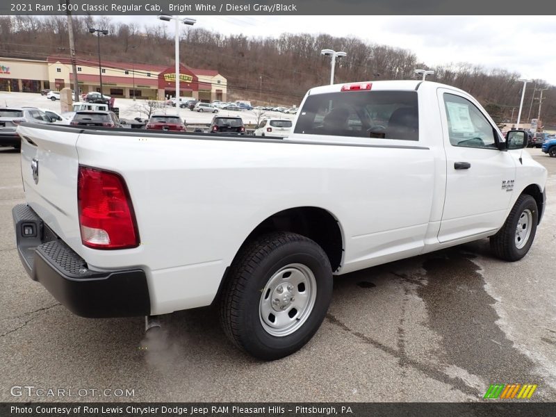 Bright White / Diesel Gray/Black 2021 Ram 1500 Classic Regular Cab
