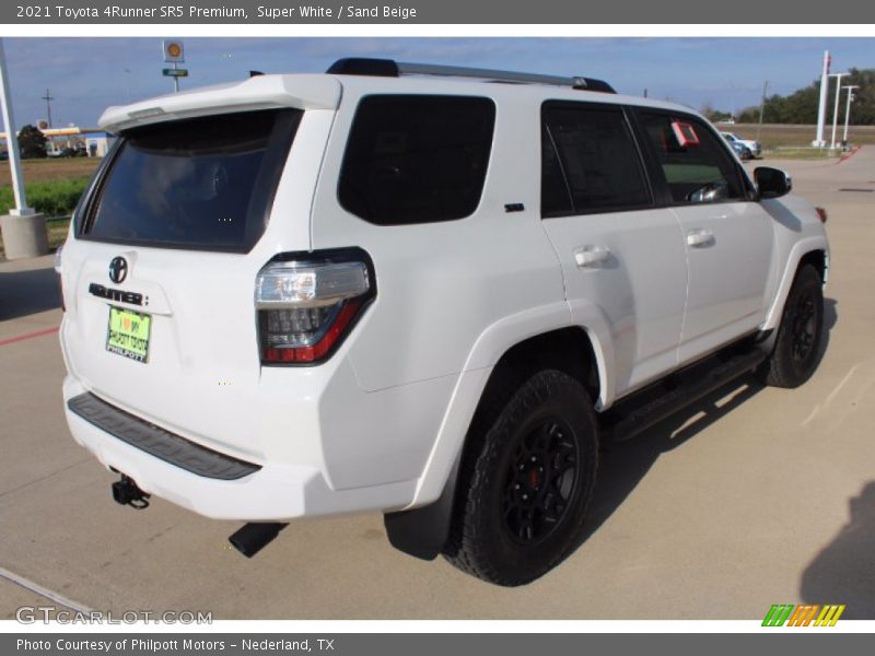 Super White / Sand Beige 2021 Toyota 4Runner SR5 Premium