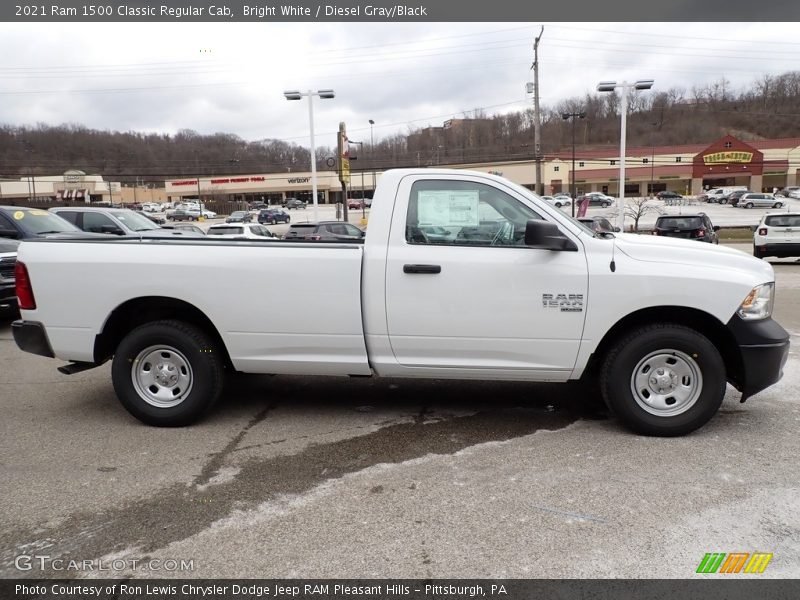 Bright White / Diesel Gray/Black 2021 Ram 1500 Classic Regular Cab