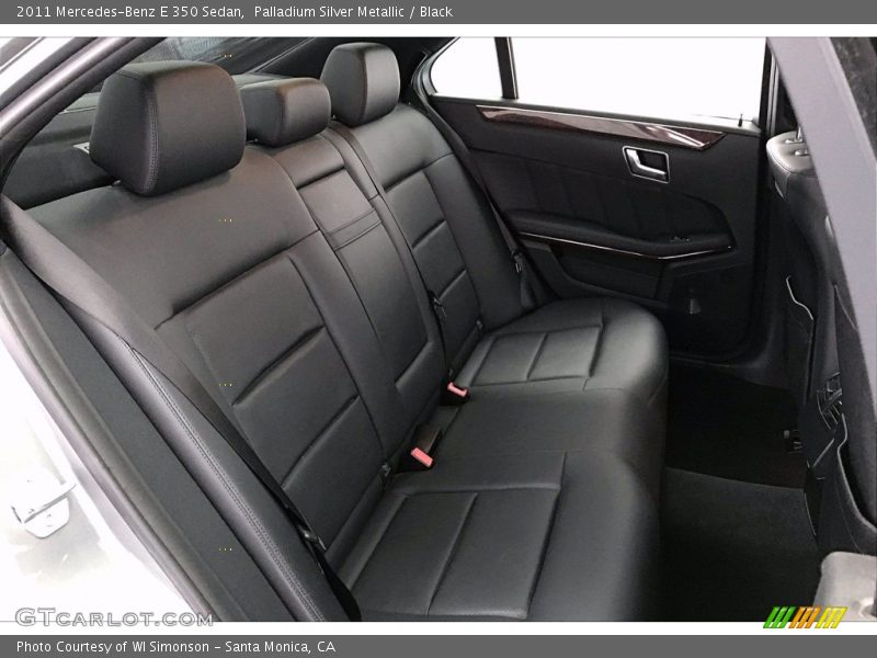 Palladium Silver Metallic / Black 2011 Mercedes-Benz E 350 Sedan