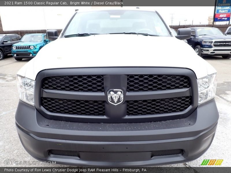 Bright White / Diesel Gray/Black 2021 Ram 1500 Classic Regular Cab