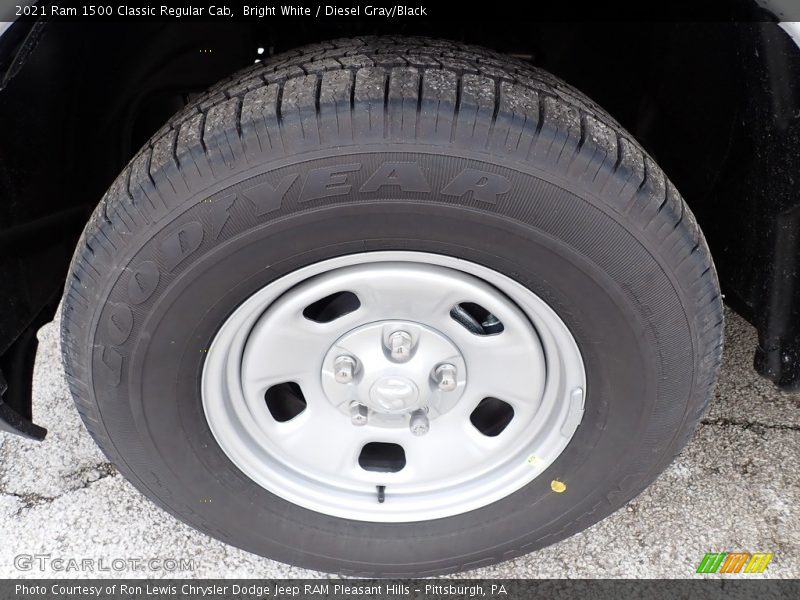 Bright White / Diesel Gray/Black 2021 Ram 1500 Classic Regular Cab