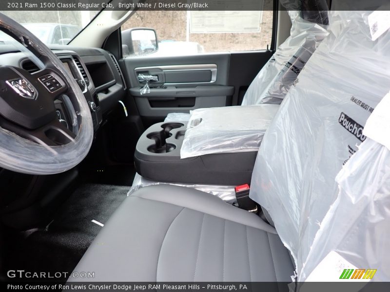 Bright White / Diesel Gray/Black 2021 Ram 1500 Classic Regular Cab
