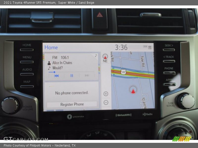 Super White / Sand Beige 2021 Toyota 4Runner SR5 Premium