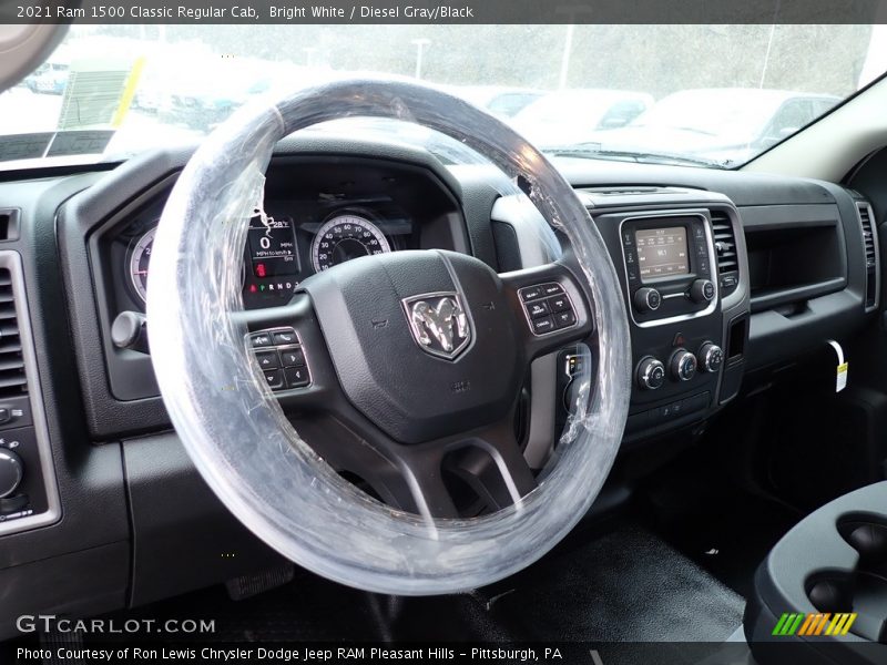 Bright White / Diesel Gray/Black 2021 Ram 1500 Classic Regular Cab