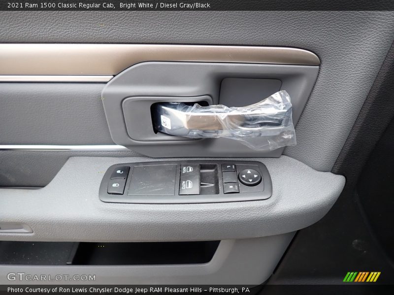 Bright White / Diesel Gray/Black 2021 Ram 1500 Classic Regular Cab