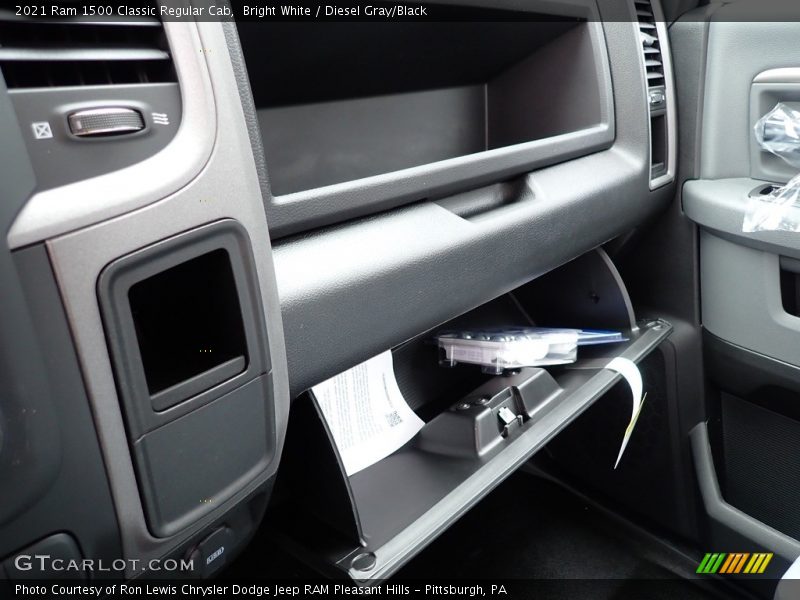 Bright White / Diesel Gray/Black 2021 Ram 1500 Classic Regular Cab