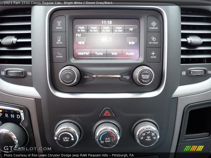 Bright White / Diesel Gray/Black 2021 Ram 1500 Classic Regular Cab