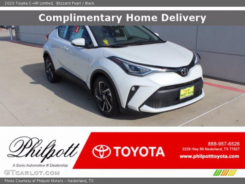Blizzard Pearl / Black 2020 Toyota C-HR Limited