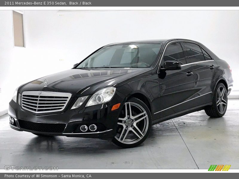 Black / Black 2011 Mercedes-Benz E 350 Sedan