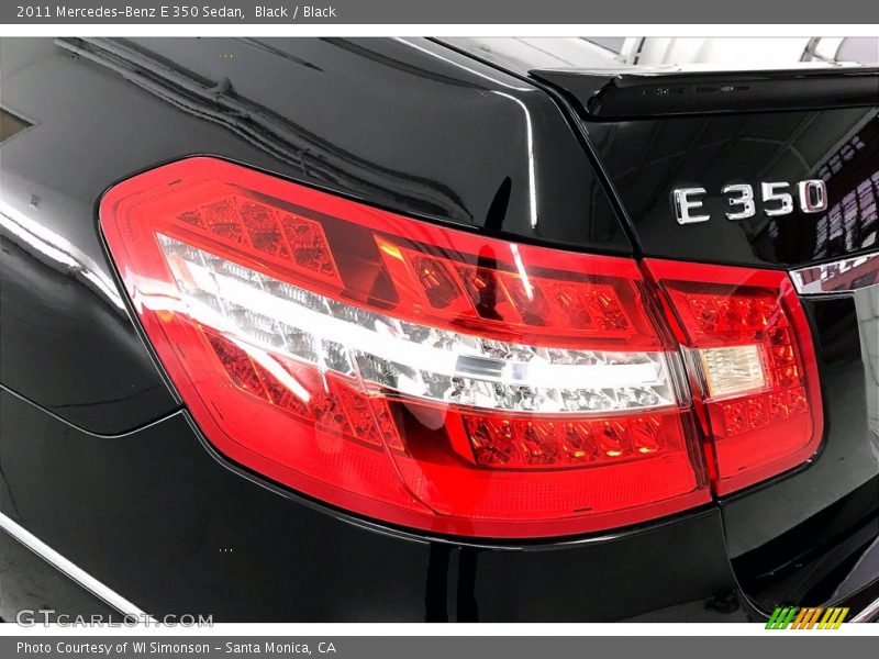 Black / Black 2011 Mercedes-Benz E 350 Sedan