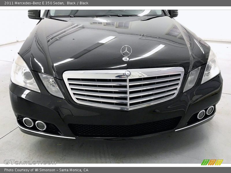 Black / Black 2011 Mercedes-Benz E 350 Sedan