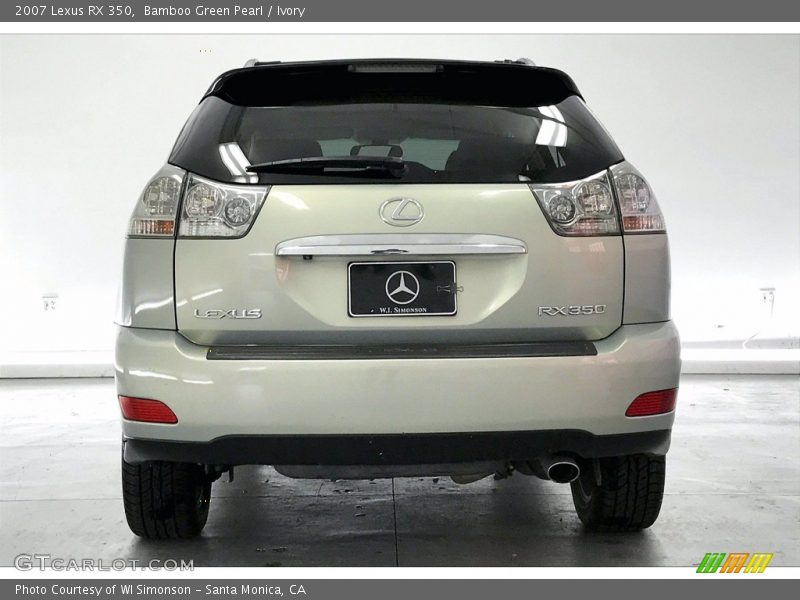 Bamboo Green Pearl / Ivory 2007 Lexus RX 350
