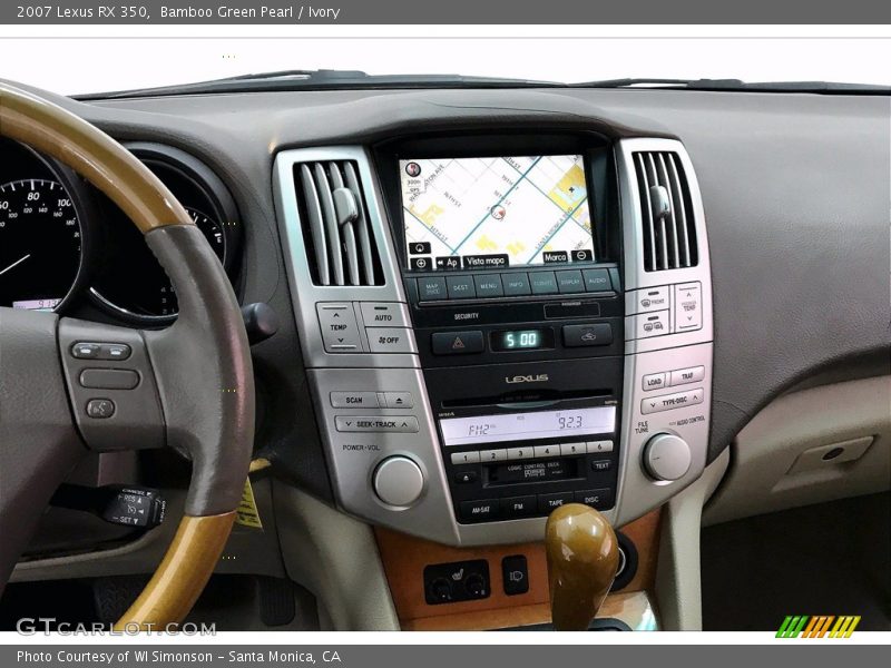 Bamboo Green Pearl / Ivory 2007 Lexus RX 350