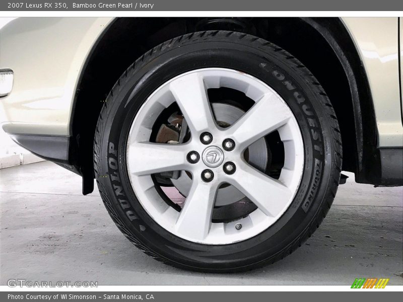 Bamboo Green Pearl / Ivory 2007 Lexus RX 350