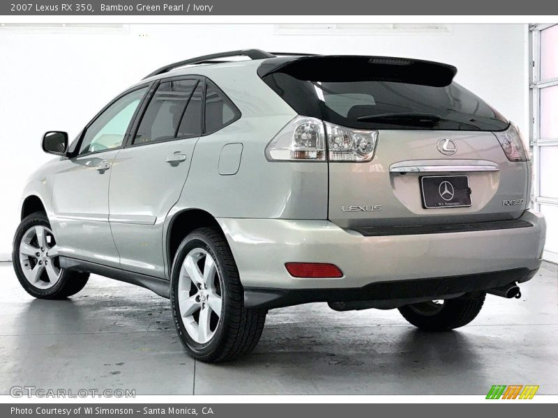 Bamboo Green Pearl / Ivory 2007 Lexus RX 350