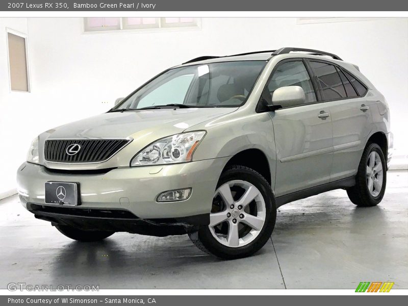 Bamboo Green Pearl / Ivory 2007 Lexus RX 350