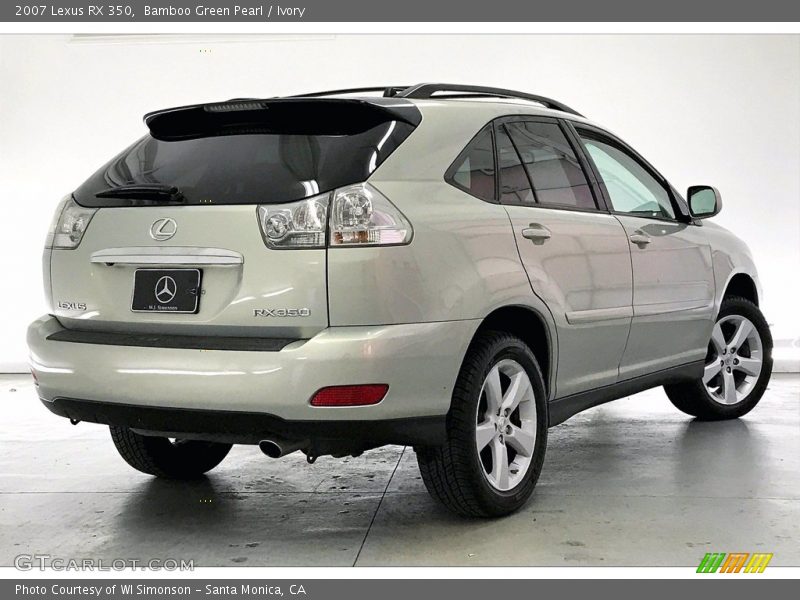 Bamboo Green Pearl / Ivory 2007 Lexus RX 350