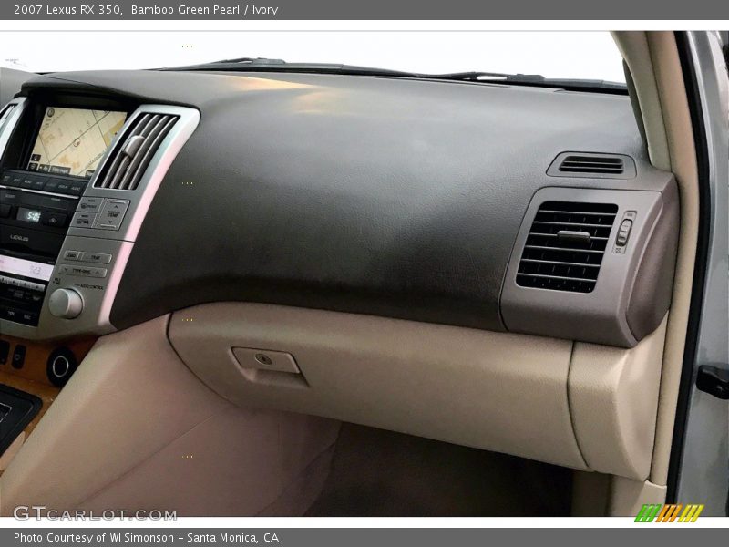 Bamboo Green Pearl / Ivory 2007 Lexus RX 350