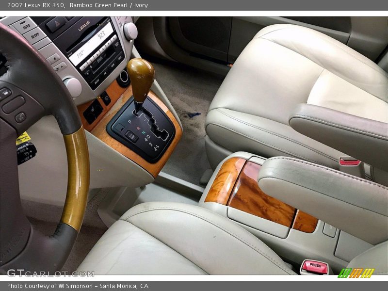 Bamboo Green Pearl / Ivory 2007 Lexus RX 350
