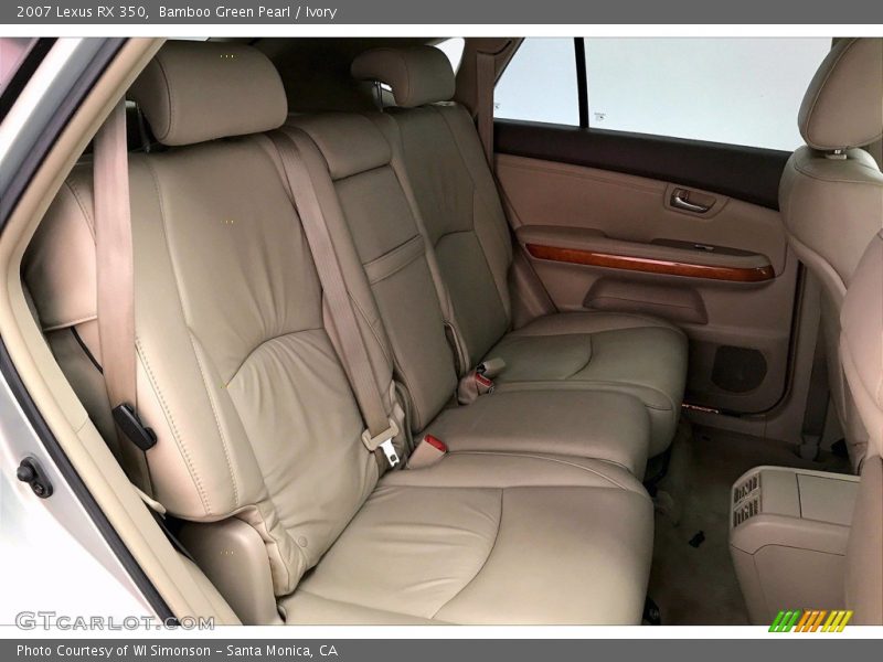Bamboo Green Pearl / Ivory 2007 Lexus RX 350