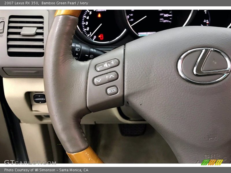 Bamboo Green Pearl / Ivory 2007 Lexus RX 350