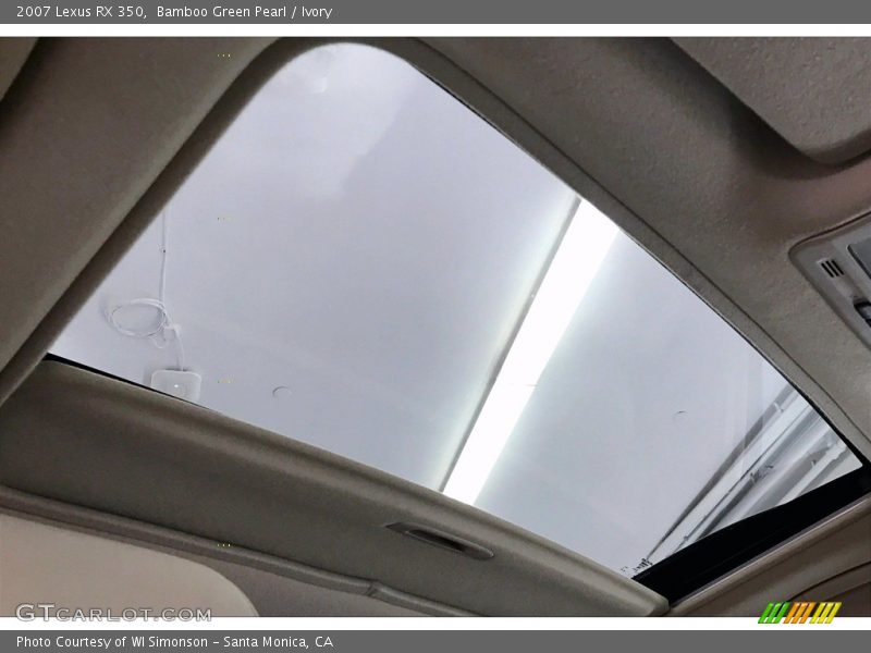 Bamboo Green Pearl / Ivory 2007 Lexus RX 350