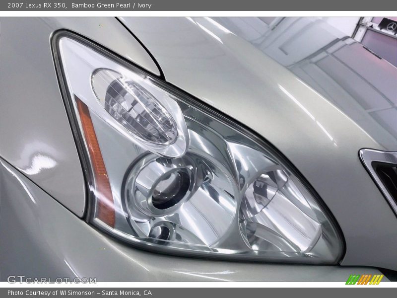 Bamboo Green Pearl / Ivory 2007 Lexus RX 350