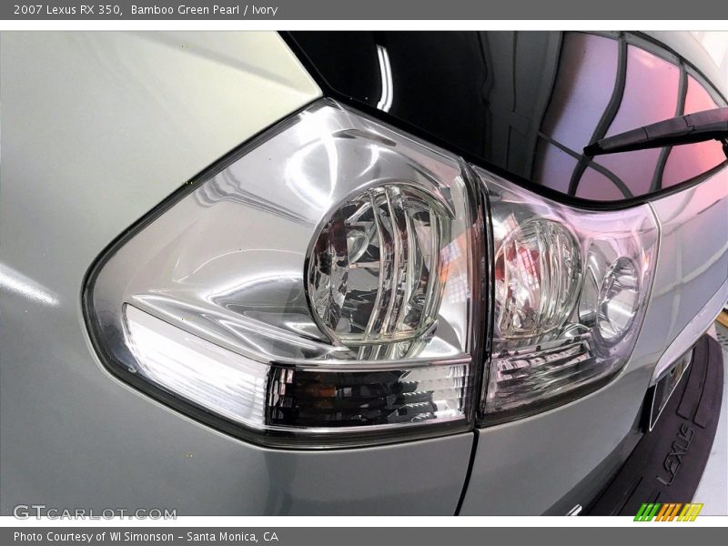 Bamboo Green Pearl / Ivory 2007 Lexus RX 350